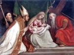 TIZIANO Vecellio｜聖母子と聖ティツィアーノと聖アンドレア