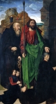 VAN DER GOES Hugo｜トマソ・ポルティナーリとその息子、および二人の聖人