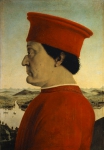 DELLA FRANCESCA Piero｜ウルビーノ公爵フェデリコ・ダ・モンテフェルトロの肖像