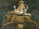 COSSA Francesco del｜月暦画：4月「ヴィーナスの凱旋」（部分）