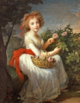 VIGEE-LEBRUN Elisabeth Louis｜マリア・クリスティーナ・ディ・ボルボーネの肖像