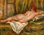 RENOIR Pierre-Auguste｜後姿の横たわる裸婦
