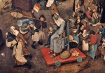 BRUEGHEL Pieter 'The Elder'｜謝肉祭の火曜日と灰の水曜日の喧嘩（部分）