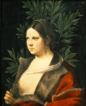 GIORGIONE (Giorgio da Castelfranco)｜若い女性の肖像、ラウラ