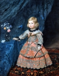 VELAZQUEZ Diego｜バラ色の衣装のマルゲリータ王女（３才）