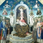 VIVARINI Bartolomeo｜玉座の聖母子と聖人
