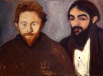 MUNCH Edvard｜画家ヘルマンと医者コンタルドの肖像