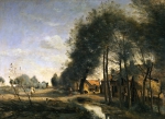 COROT Jean-Baptiste｜シン・ル・ノーブルの道、1873年7月