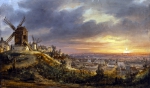DAGUERRE Louis Jacques Mandé｜モンマルトルからのパリの眺め