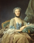 PERRONNEAU Jean-Baptiste｜ソルカンヴィルの婦人の肖像