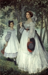 TISSOT Jacques-Joseph｜姉妹の肖像、または、公園での肖像