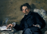 MANET Edouard ｜ステファヌ・マラルメの肖像