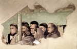 GIOTTO DI BONDONE｜修道士アゴスティーノと司教グイドのもとに現れた聖フランチェスコ（部分）