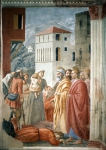 MASACCIO (Tommaso di ser Giovanni di Mone Cassai)｜共有財産の分配とアナニヤの死