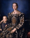 BRONZINO Agnolo｜エレオノーラ・ディ・トレドと子息ジョヴァンニの肖像
