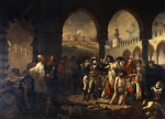 GROS Antoine-Jean｜ヤッファのペスト患者を見舞うナポレオン・ボナパルト、1799年