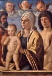 BELLINI Giovanni｜聖母子と聖ペテロと聖セバスティアヌス