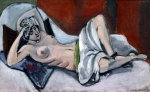 MATISSE Henri｜ラシャで覆った横たわる裸婦