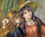 RENOIR Pierre-Auguste｜二人の少女の肖像