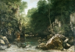 COURBET Gustave｜木陰の渓流、あるいはピュイ・ノワールの渓流
