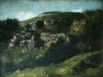 COURBET Gustave｜オルナンの岩壁
