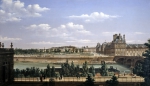 BOUHOT Etienne｜オルセー河岸からのテュイルリー宮殿と庭園