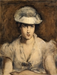 MANET Edouard ｜ゴティエール・ラトゥイユ嬢の肖像