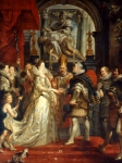 RUBENS Pieter Paul｜マリー・ド・メディシスとアンリ4世の代理結婚、フィレンツェ1600年10月5日