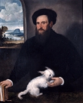 BECCARUZZI Francesco｜小犬のいる紳士の肖像