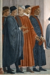 MASACCIO e LIPPI Filippo｜テオフィロの息子の復活と教壇の聖ペテロ（部分）