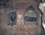｜パガン遺跡、ナンパヤ寺院の釈迦立像と寝釈迦像