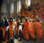 BOUCHOT Francois｜サン・クルーの五百人会議でのナポレオン将軍、1799年11月10日