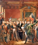 DUBOIS F. after GERARD Francois｜七月王政を布告するルイ＝フィリップ、1830年7月31日