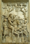 ｜マルクス・アウレリウス帝の前に跪くゲルマン人の捕虜