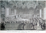 ｜高等法院におけるルイ16世による臨時議会の開会場面、1789年11月19日