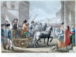 ｜処刑場に導かれるマリー・アントワネット、1793年10月16日