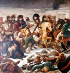 GROS Antoine-Jean｜アイラウの戦場におけるナポレオン、1807年2月9日