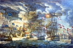 ｜コペンハーゲン沖でデンマーク軍と海戦するイギリス海軍、1801年4月2日