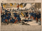 ｜パリ市庁舎の焼打ち、1871年5月