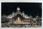 ｜パリ万国博覧会の夜の電気館、1900年