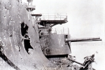 ｜海戦で大破したロシアの戦艦