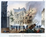 ｜サン・エウスタシュ教会の火災、1871年5月
