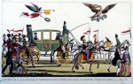 ｜百日天下、1815年3月20日パリへ入るナポレオン