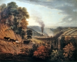 WILLIAMS William｜コールブルックデールの朝の風景、1777年