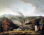 WILLIAMS William｜コールブルックデールの午後の風景、1777年