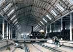 ｜スウィンドンのグレート・ウェスタンの蒸気機関車の車庫