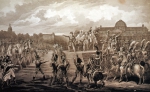 ｜5月広場で軍隊の一団に語りかけるナポレオン、1815年6月1日