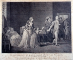 ｜タンプル塔に於ける、ルイ16世と家族の最後の別れ、1792年9月29日