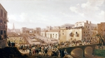 ｜ナポリ・ポルティチ間のヴェスヴィオ鉄道の開通式、1839年初頭