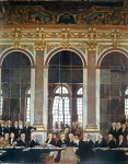 ORPEN Sir William｜ヴェルサイユ宮殿、鏡の間における講和条約調印、1919年6月28日